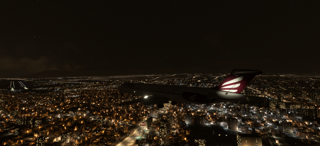 Aterrizando en Teherán